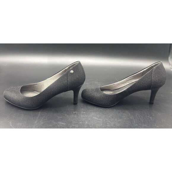 LifeStride Womens Parigi Black Shimmer Heels Pumps Shoes 8.5 Business Party - Picture 5 of 11